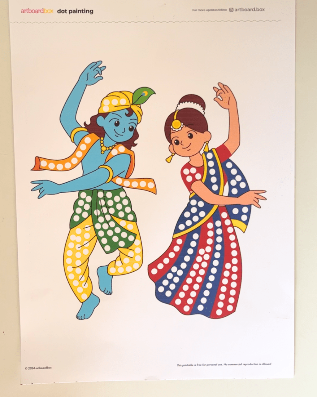 Dot Activity ~ Navrati&nbsp;Garba