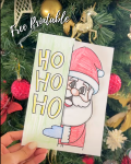 “Ho Ho Ho” Colouring Card&nbsp;(Free)